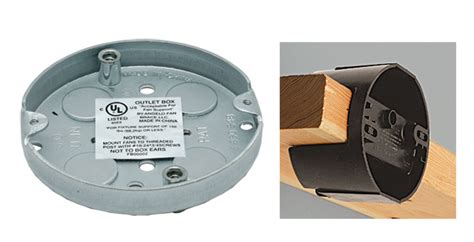 metal vs plastic ceiling fan junction box|lowe's ceiling fan outlet box.